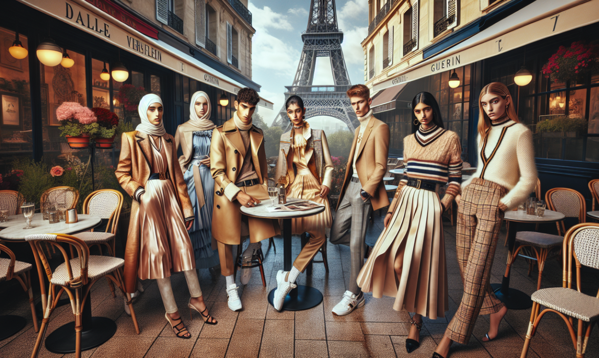 Marque de vêtement en G, style street chic parisien.